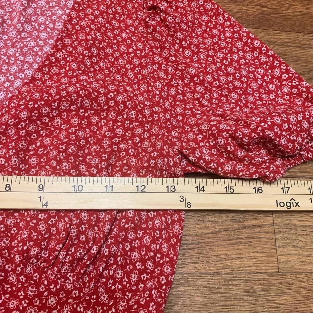 Women’s Paris Altelier Red Floral Women's Dress size 0